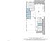 Detailed floor plan showcasing the layout of the first floor, including bedrooms, bathrooms, and living areas at 1218 Crystalwater Dr, Fuquay Varina, NC 27526