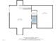 Detailed floor plan showcasing the layout of the second floor, including flex room, attic, and bathroom at 1218 Crystalwater Dr, Fuquay Varina, NC 27526