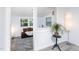 Bright living room showcasing modern furniture and elegant flooring at 126 Barclay Rd, Chapel Hill, NC 27516