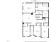 Second floor plan including primary bedroom, loft, laundry room, and three additional bedrooms at 1338 The Parks Dr, Pittsboro, NC 27312
