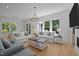 Spacious living room with a view of the outdoors, offering a comfortable and inviting atmosphere at 1338 The Parks Dr, Pittsboro, NC 27312