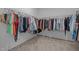 Spacious walk-in closet with ample hanging storage space at 1338 The Parks Dr, Pittsboro, NC 27312