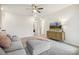 Large living room offering entertainment space, comfortable furniture and ample lighting at 145 Cassada Ct, Holly Springs, NC 27540
