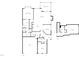 Detailed floor plan layout showing bedroom, bathroom, kitchen, living and dining spaces at 1517 Chestnut Falls Rd, Wendell, NC 27591
