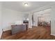 Spacious office with hardwood floors open to the dining room and living room at 1704 Fawn Chase Ct, Wake Forest, NC 27587