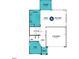 Detailed floor plan showcasing the layout of the first floor, including kitchen, great room, and garage at 184 Sargents St, Garner, NC 27529