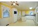 Bright and airy kitchen with ample cabinet space and modern appliances with linoleum flooring at 2006 N Ashland Dr, Burlington, NC 27217