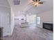 Open floor plan living room with new appliances, fireplace and an open concept at 356 Beacon Hill Rd # 103, Lillington, NC 27546