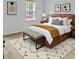 Well-lit bedroom featuring modern decor and a comfortable layout at 4009 Olde Coach Rd, Durham, NC 27707