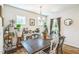 Dining room with lots of natural light, decor, and open to other living areas at 647 N Hardee St, Durham, NC 27703