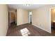 Bedroom featuring connecting doors to an ensuite bathroom and closet at 650 Ganyard Farm Way # 41, Durham, NC 27703