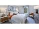 Cozy bedroom bathed in soft light features modern decor and a soothing color palette at 8734 Wardle Ct, Wake Forest, NC 27587