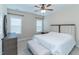 Comfortable bedroom featuring neutral tones, ample natural light, and stylish furnishings at 1071 Turlington Rd, Dunn, NC 28334