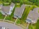 The image captures the suburban beauty of homes with green lawns, showcasing neighborhood planning at 1144 Survada Ln, Morrisville, NC 27560