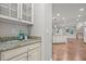 Kitchen with granite countertops and ample cabinet space at 1144 Survada Ln, Morrisville, NC 27560