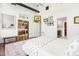Bedroom features a view into the bathroom and living spaces at 1535 Caraleigh Mills Ct # 111, Raleigh, NC 27603