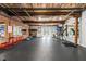Large gym with mirrors, weights, and fitness equipment at 1535 Caraleigh Mills Ct # 111, Raleigh, NC 27603