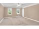 Bedroom with carpet, natural light, and neutral paint at 1605 Baneberry Ct, Willow Springs, NC 27592