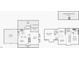 Detailed floor plan showcasing the layout of the house and its various rooms at 1605 Baneberry Ct, Willow Springs, NC 27592