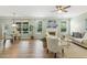 Spacious living room offers plenty of natural light and an open layout at 2128 Feather Ridge Dr, Holly Springs, NC 27540