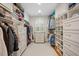 Spacious walk-in closet with plenty of hanging space and shelving for organized storage at 2608 York Rd, Raleigh, NC 27608