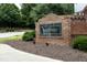 Elegant brick sign for the Savannah community, welcoming residents and visitors at 2800 Charleston Oaks Dr, Raleigh, NC 27614