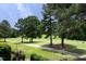 Beautiful golf course views at 2800 Charleston Oaks Dr, Raleigh, NC 27614