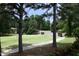 Picturesque golf course views seen from this homes property at 2800 Charleston Oaks Dr, Raleigh, NC 27614