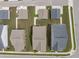 Birds eye view of new houses and yards that are well maintained at 2915 Winter Crop Way, Apex, NC 27502