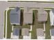Aerial view shows houses with screened in porches and large back yards at 2915 Winter Crop Way, Apex, NC 27502