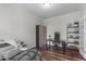 Bright home office provides a quiet workspace with modern furnishings and ample storage space at 2915 Winter Crop Way, Apex, NC 27502