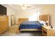 Cozy bedroom with a light wood furniture set and a comfortable bed at 309 Forest Haven Drive Dr, Holly Springs, NC 27540