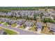 A vibrant community with modern homes, manicured lawns, and a welcoming atmosphere is shown in an aerial view at 40 Bourne Dr, Franklinton, NC 27525