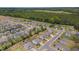 An aerial view showcases a well-planned community surrounded by beautiful green landscape at 40 Bourne Dr, Franklinton, NC 27525