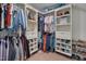 Well-organized walk-in closet with shelving, drawers, and hanging space for ample storage at 40 Bourne Dr, Franklinton, NC 27525