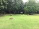 Spacious, grassy backyard with mature trees, offering a private retreat at 4024 Rural Retreat Rd, Burlington, NC 27215