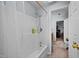 Shower/tub combination and access to a bedroom offer convenience in this functional bathroom at 4024 Rural Retreat Rd, Burlington, NC 27215