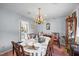Formal dining room with traditional furniture and decor at 4024 Rural Retreat Rd, Burlington, NC 27215