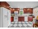 Kitchen featuring rich wood cabinetry, stone countertops, and stainless steel appliances at 4024 Rural Retreat Rd, Burlington, NC 27215