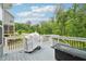 Spacious deck with outdoor grilling area overlooking a beautiful backyard and neighborhood views at 421 Gilpin Way, Cary, NC 27519