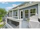 Expansive rear deck with dining and grilling areas, perfect for outdoor entertaining and relaxing at 421 Gilpin Way, Cary, NC 27519