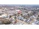 An aerial view of the neighborhood with a highlighted location of the home at 507 Price Ave, Durham, NC 27701