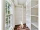 Walk in closet features a large window and storage shelves at 8116 Bentwood Pl, Raleigh, NC 27615