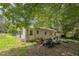 View of the backyard with a small shed and some equipment at 8635 Old Us 421 S, Bear Creek, NC 27207