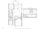 Detailed floor plan showcasing the layout of a home's first and second floors, dimensions included at 1010 Sandbar Ln, Durham, NC 27703