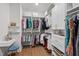 Spacious walk-in closet with custom shelving and ample storage at 1010 Sandbar Ln, Durham, NC 27703