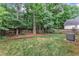 View of private fenced backyard at 103 Kylie Savannah Ct, Cary, NC 27511