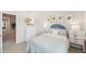 Cozy bedroom showcasing a plush bed, white dresser, and gold-accented decor at 1037 Winding Spring Dr, Mebane, NC 27302