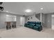 Finished basement with a wet bar and space for entertaining at 13121 Sargas St, Raleigh, NC 27614
