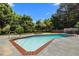 Clear swimming pool with a concrete surround at 1420 Norwood Crest Ct, Raleigh, NC 27614